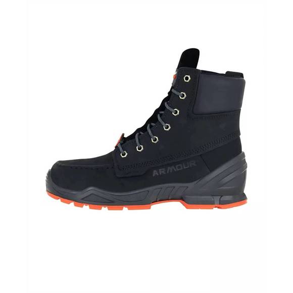 NEW BERRENDO men's moc toe work boots 8‚Äù in black - Picture 3 of 4